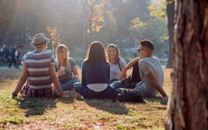 Anxiety and depression - group discussing anxiety and depression